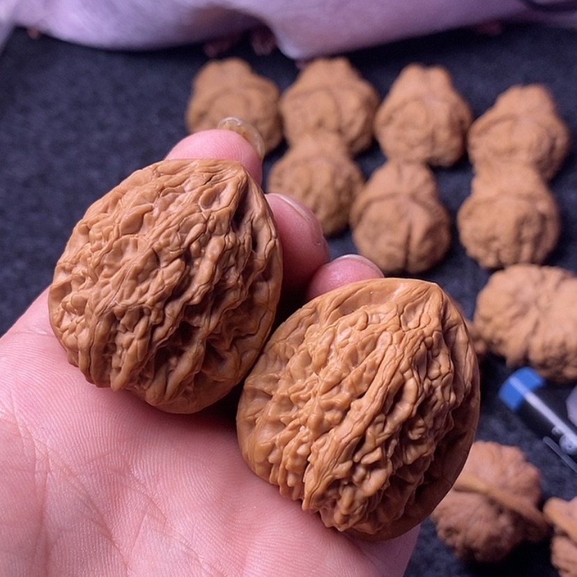 【闪购商品】文玩核桃吊坠38.5蓟县虎头王