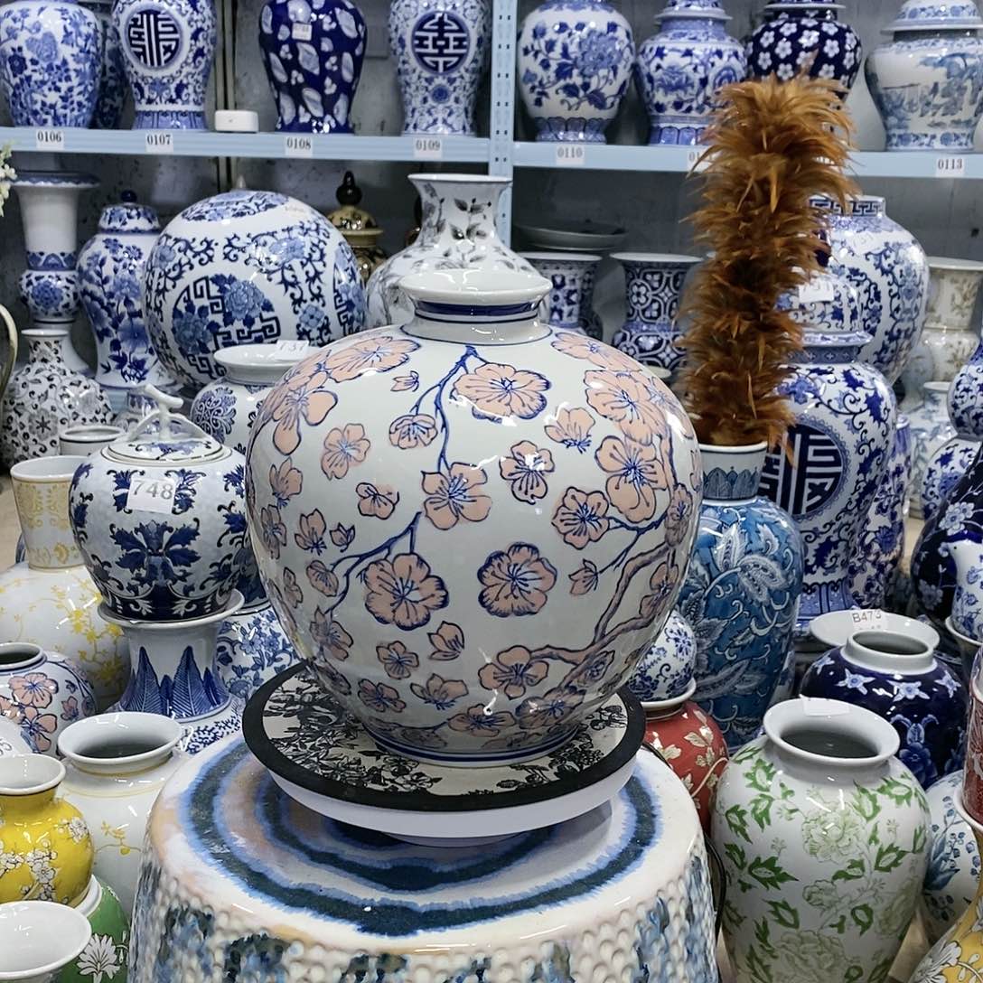 【闪购商品】摆件大肚瓶瓷器，23.23……………………