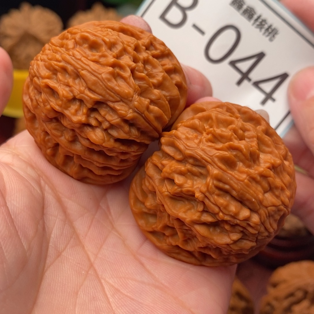 文玩核桃把件磨盘41