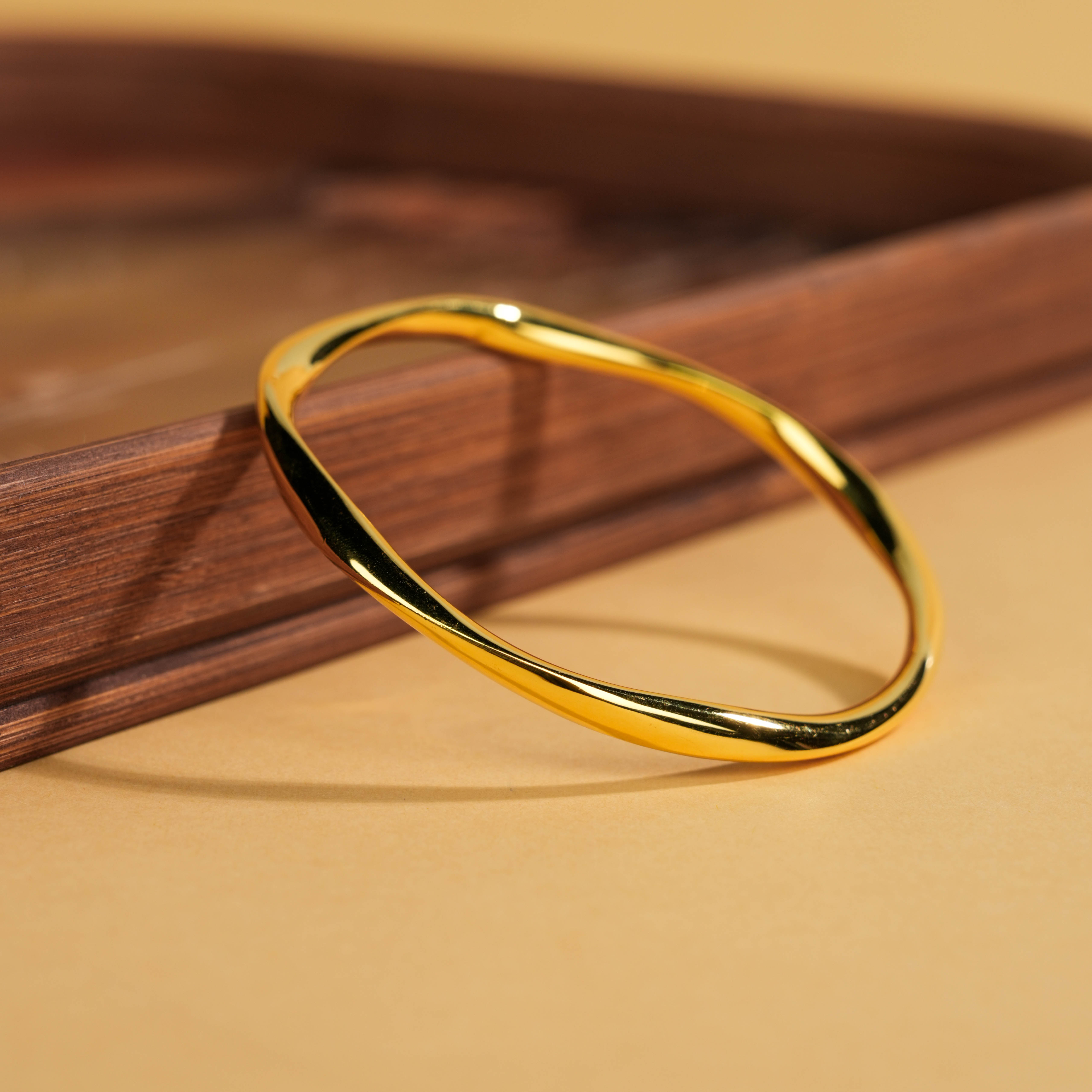 足银手镯 足银莫比乌斯手镯亮闪时尚轻奢