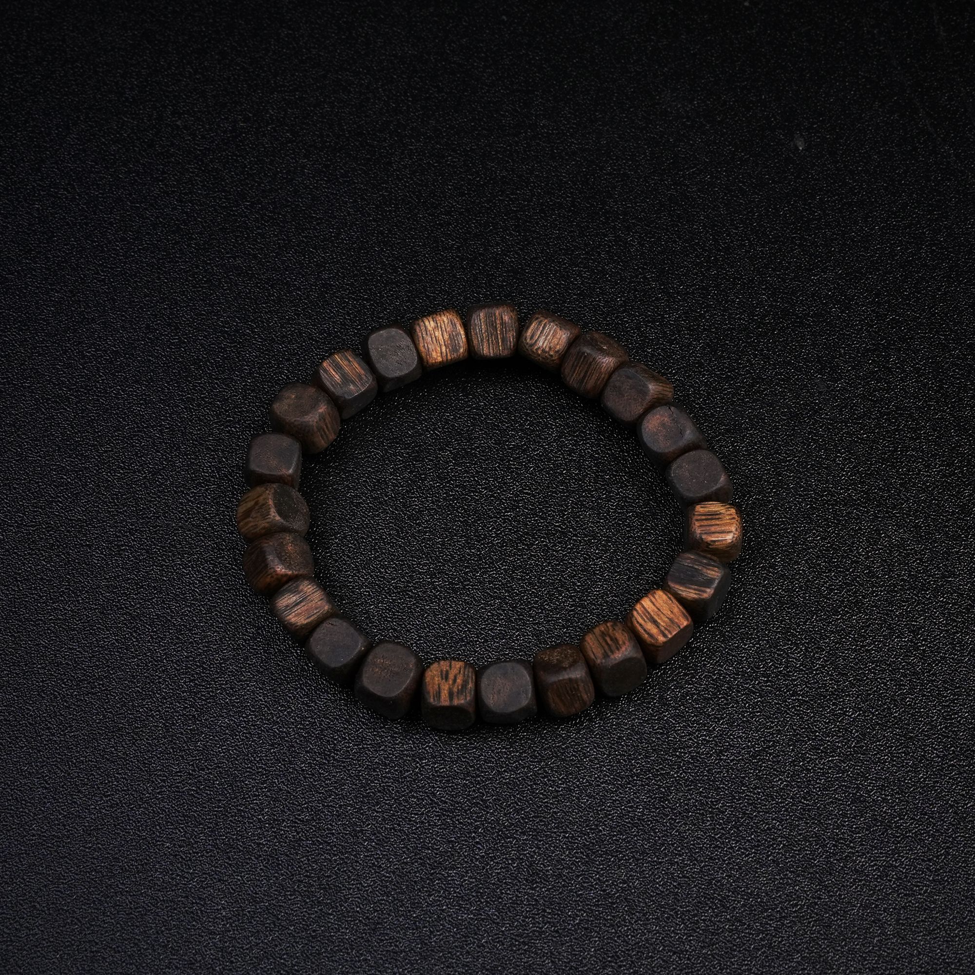 沉香【智慧沉香】绿棋方糖手串单圈