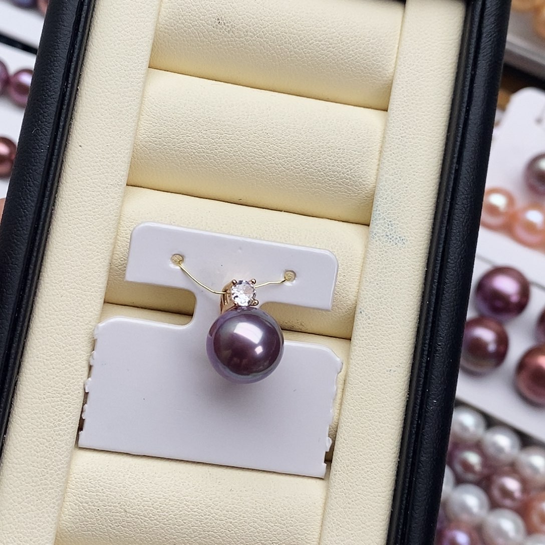 颈饰银S925镶嵌淡水珍珠