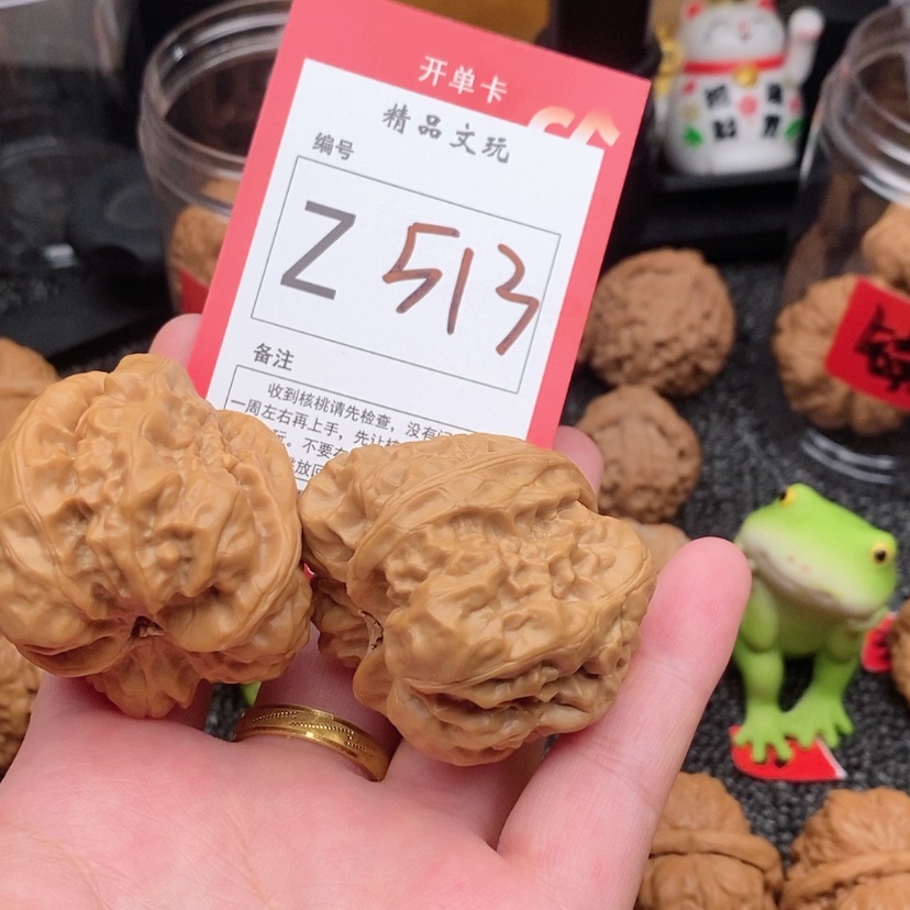 【闪购商品】把件桃核花***?蛤蟆头