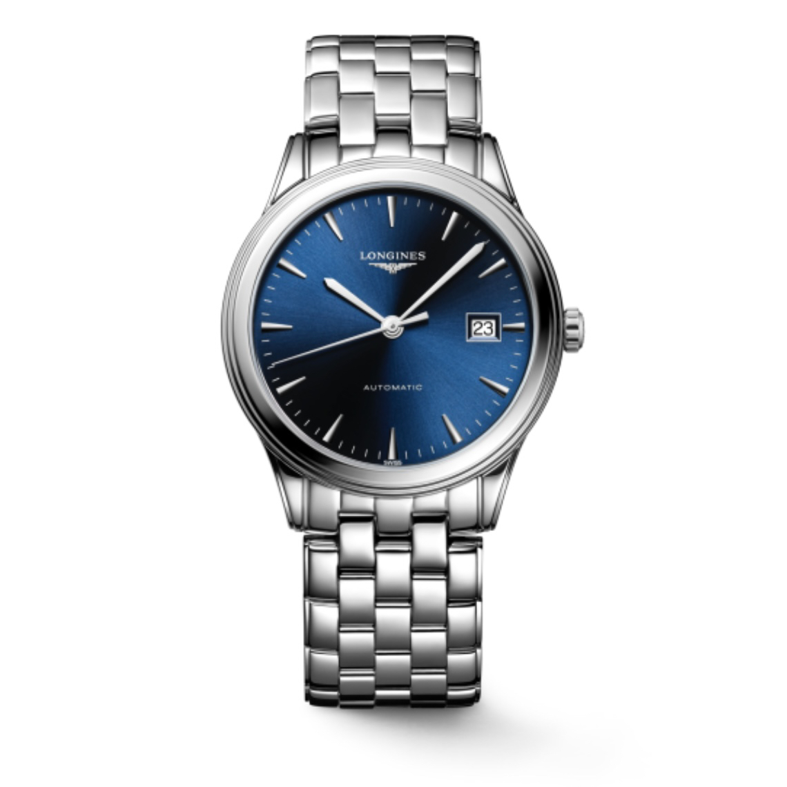 99新 Longines/浪琴 军旗974/38.5mm/自动机械男表