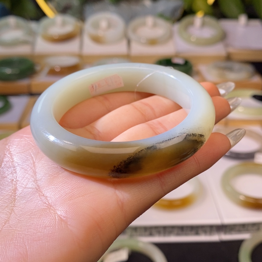 和田玉手镯未镶嵌5152