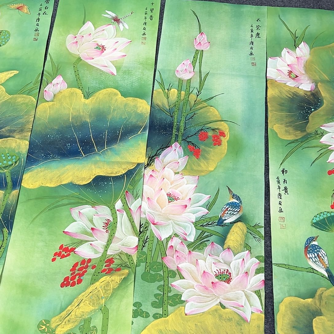 国画事事顺心如意万事如意万事