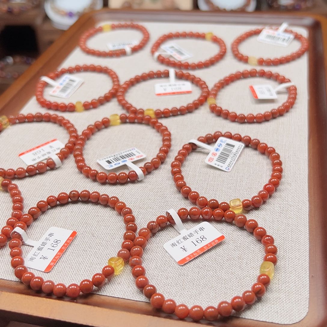 南红玛瑙未镶嵌手链001