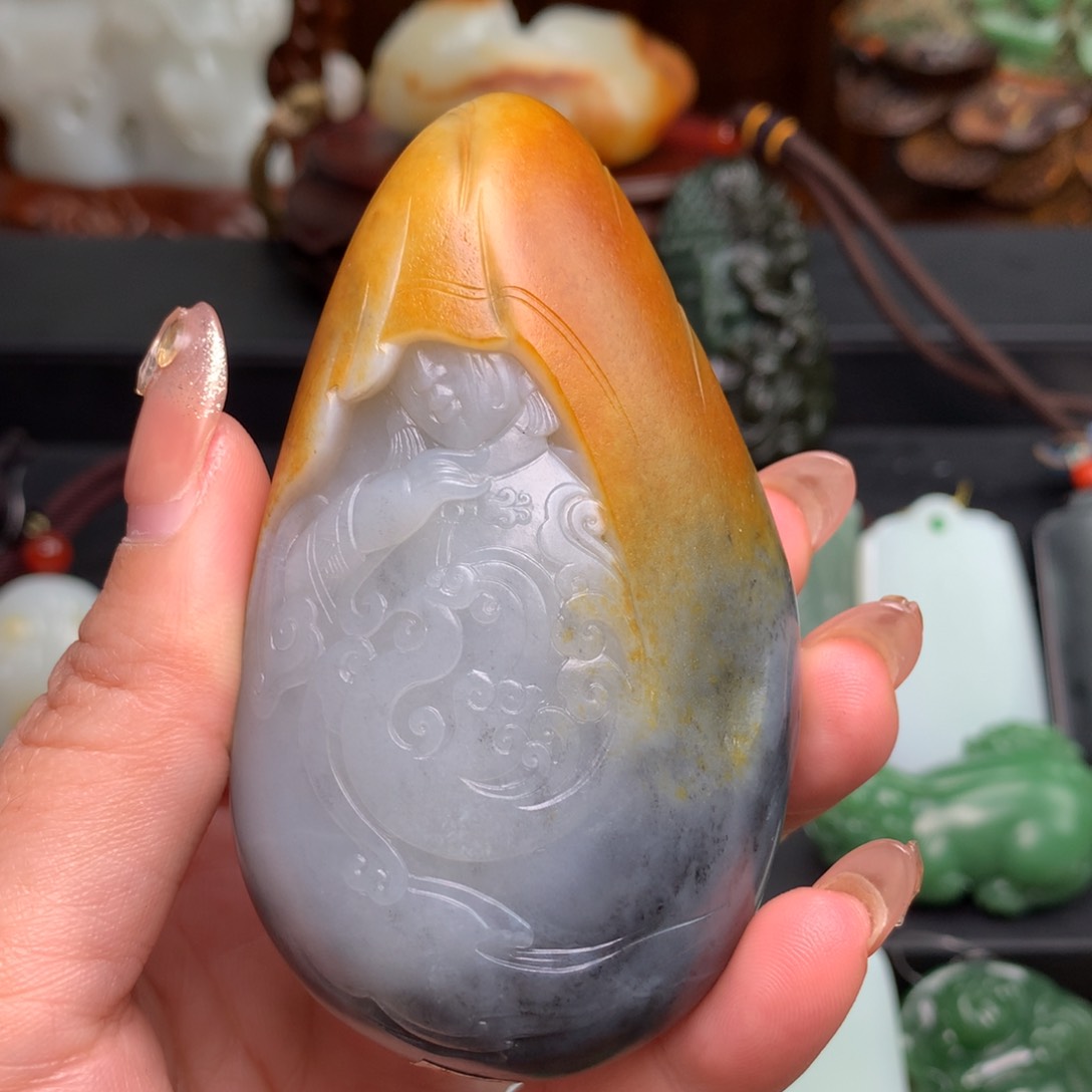 和田玉挂件未镶嵌