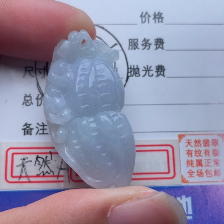 翡翠颈饰未镶嵌吊坠