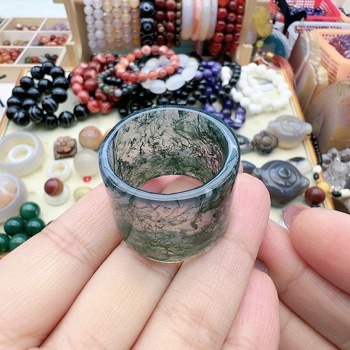 未镶嵌玛瑙/玉髓珠宝半成品