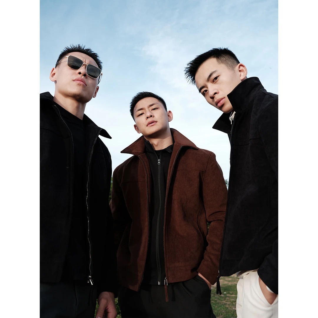 GTAL25AW荒野系列秋季仿麂皮夹克磨砂高级感休闲户外翻领复古外套