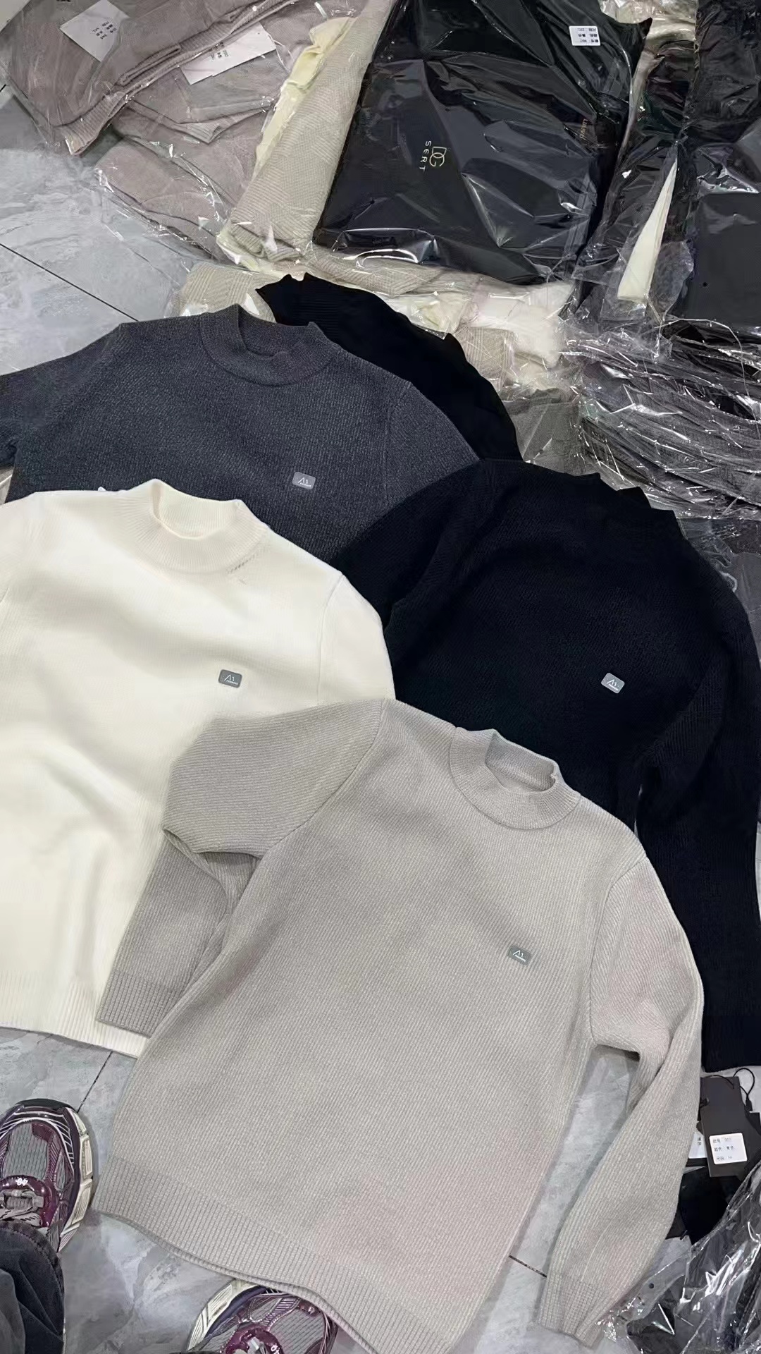 【牛牛~高品软乎乎~】男士一体绒休闲毛衣w