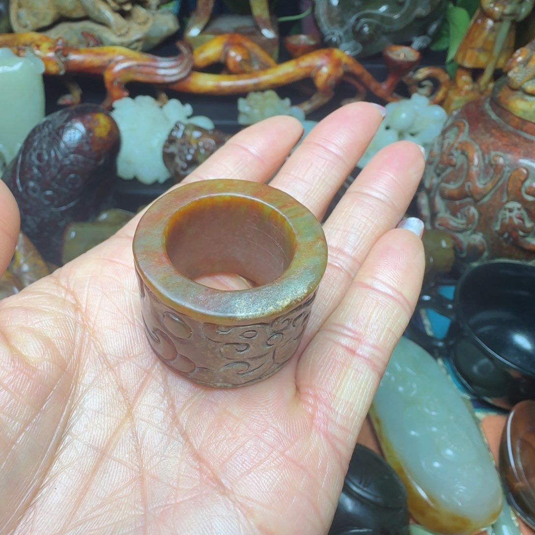 和田玉扳指未镶嵌