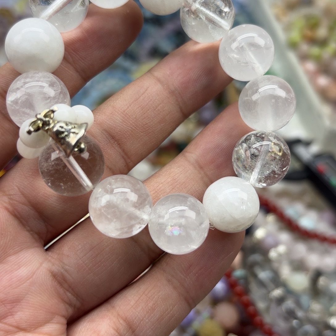 手链银S925镶嵌水晶