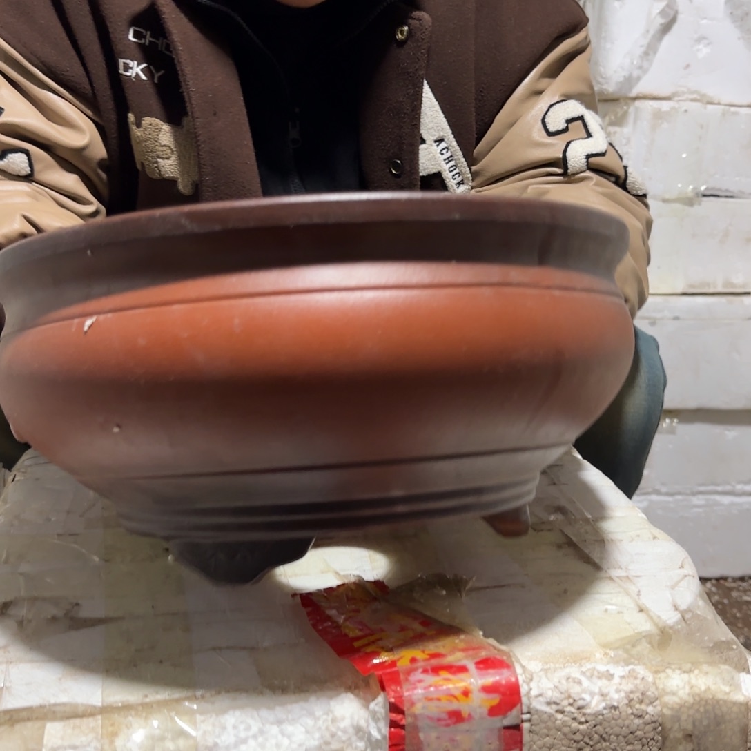 紫砂花盆口径约一