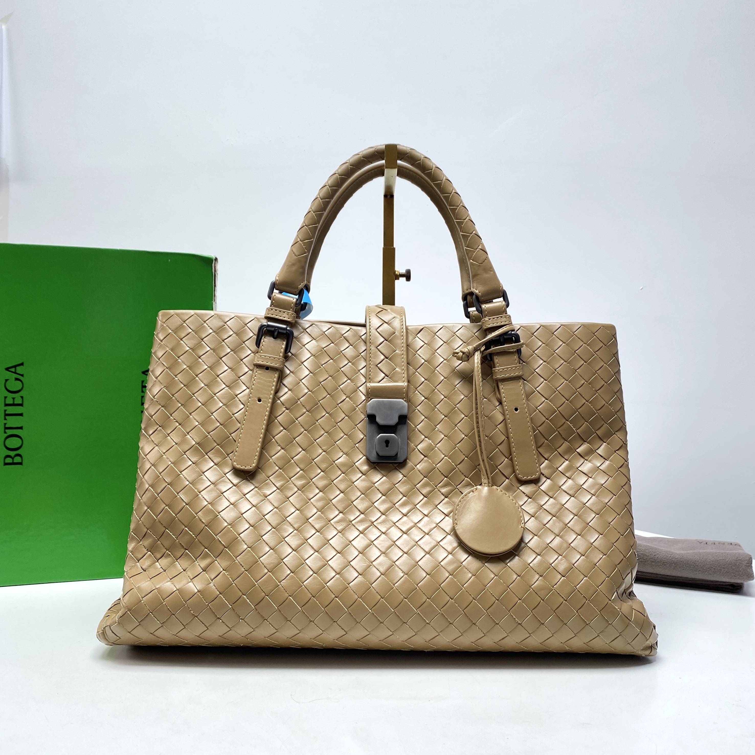 95新 BOTTEGA VENETA/葆蝶家 小野专属 BV罗马单肩包 THHZ2493