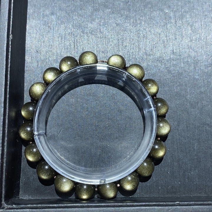 黑曜岩手链未镶嵌张*乙