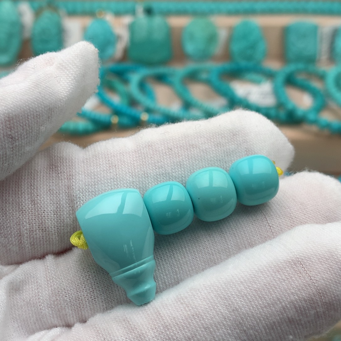 绿松石未镶嵌珠宝奇石9.5mm