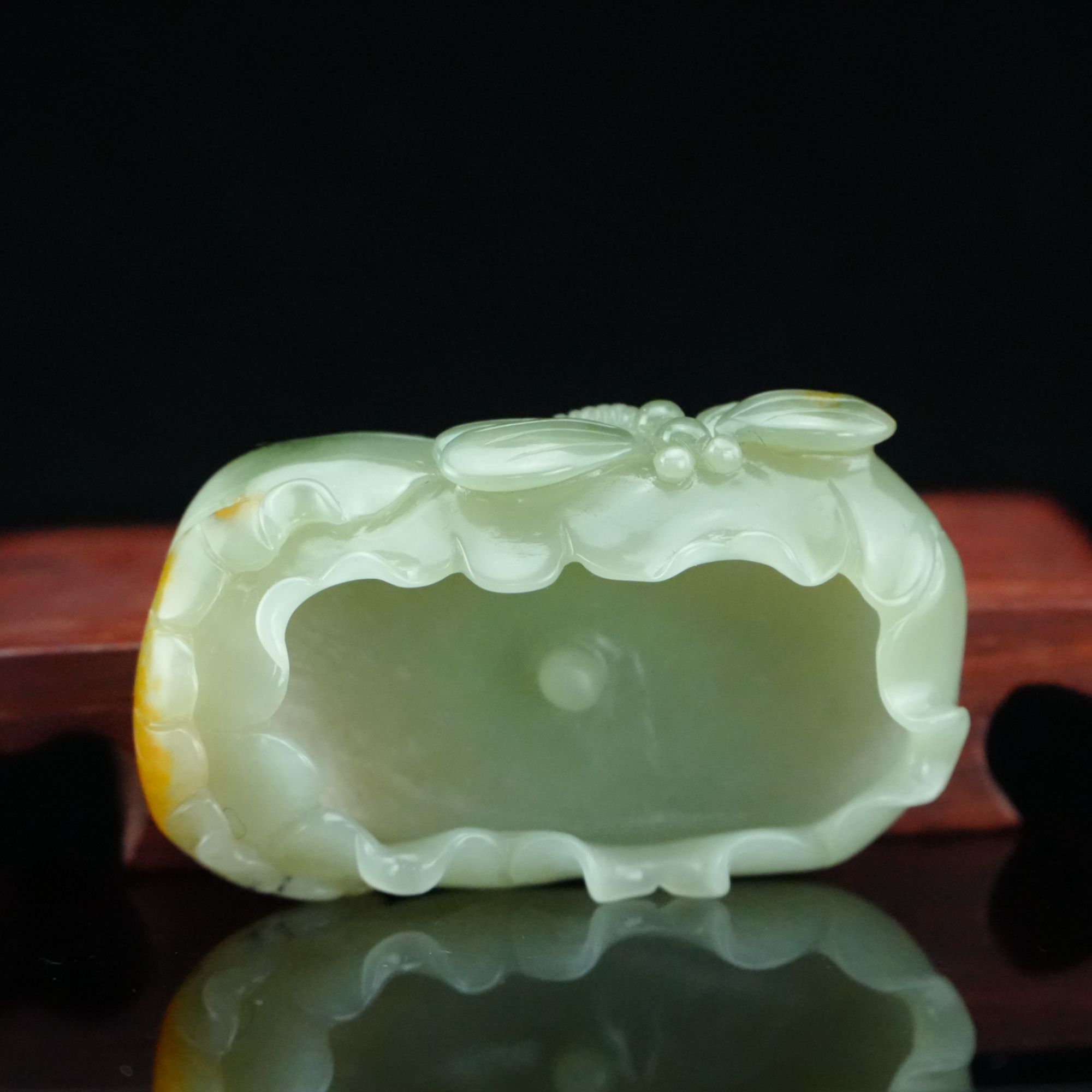 和田玉 悠然莲香/朵云轩JZK3018HC 