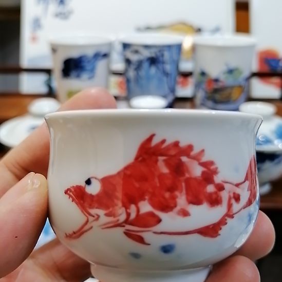 沙***0景德镇陶瓷手绘主人杯