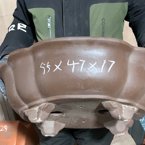 紫砂花盆手工制作