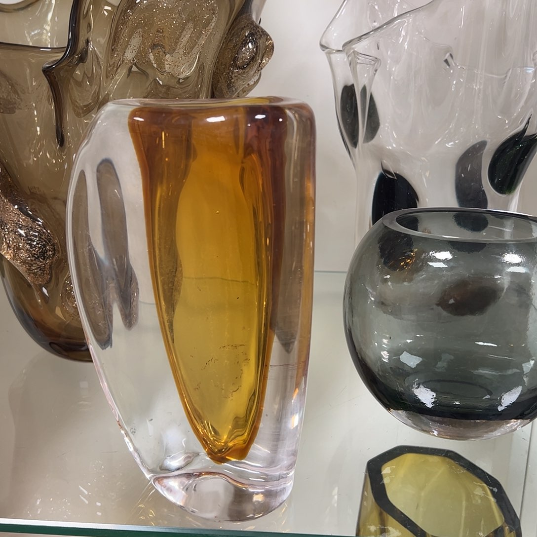 琉璃高20琥珀琉璃花器