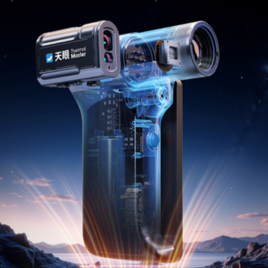 天眼DV3 折叠屏15毫米384分辨率手持一体热成像红外夜视仪
