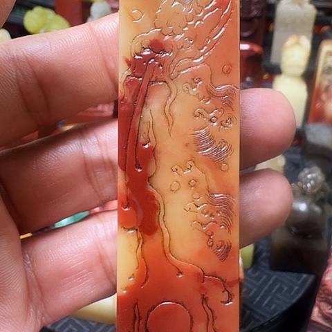 寿山石睡**头寿山芙蓉石