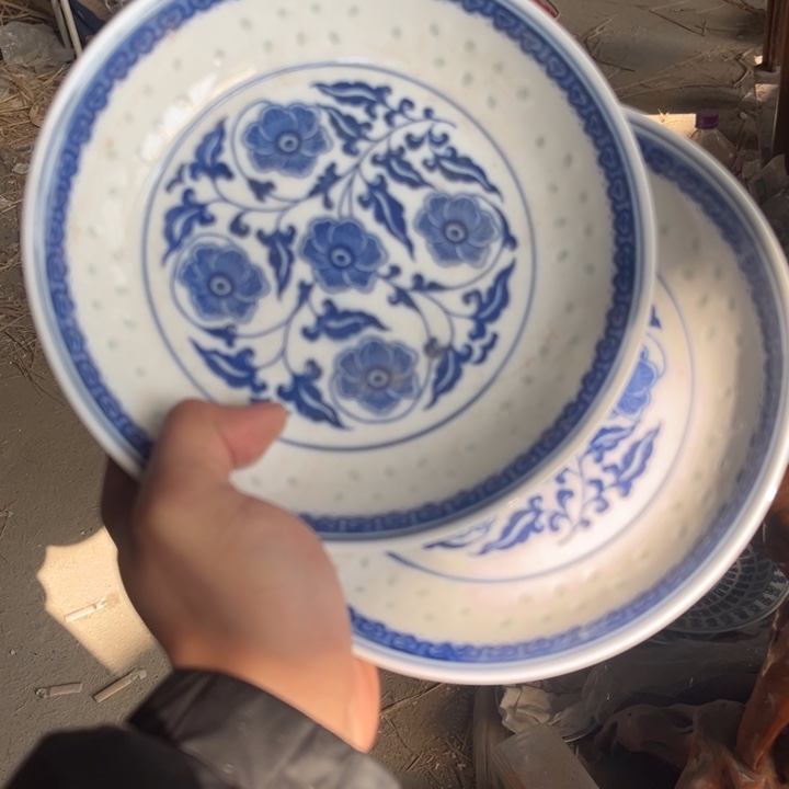 碗陶景德镇高温细白瓷餐具