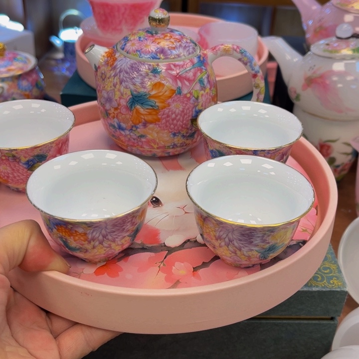 段泥茶杯吧啦的我也想你