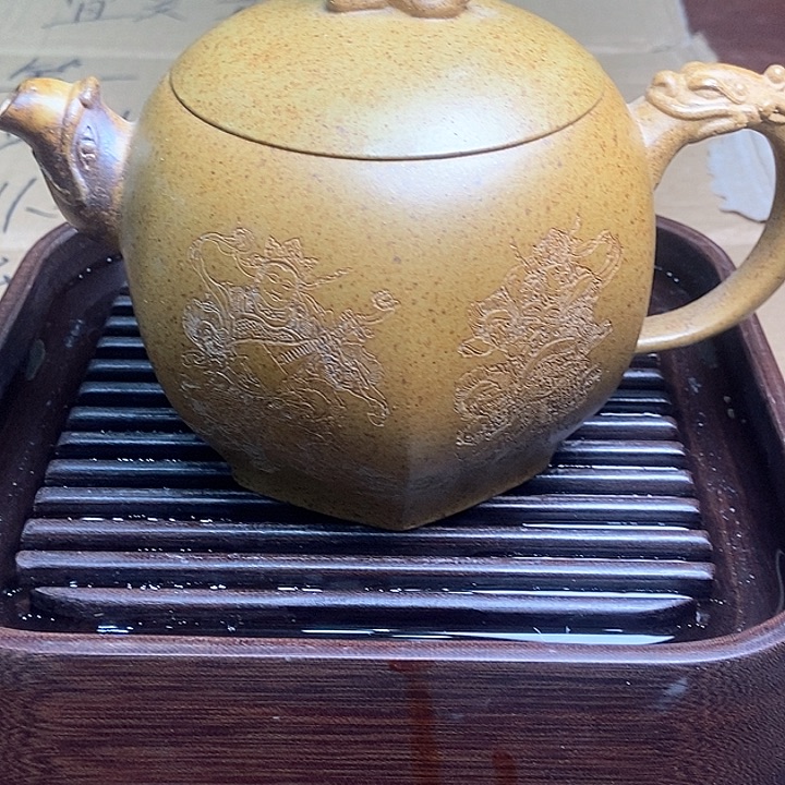 紫砂茶壶柴烧紫砂