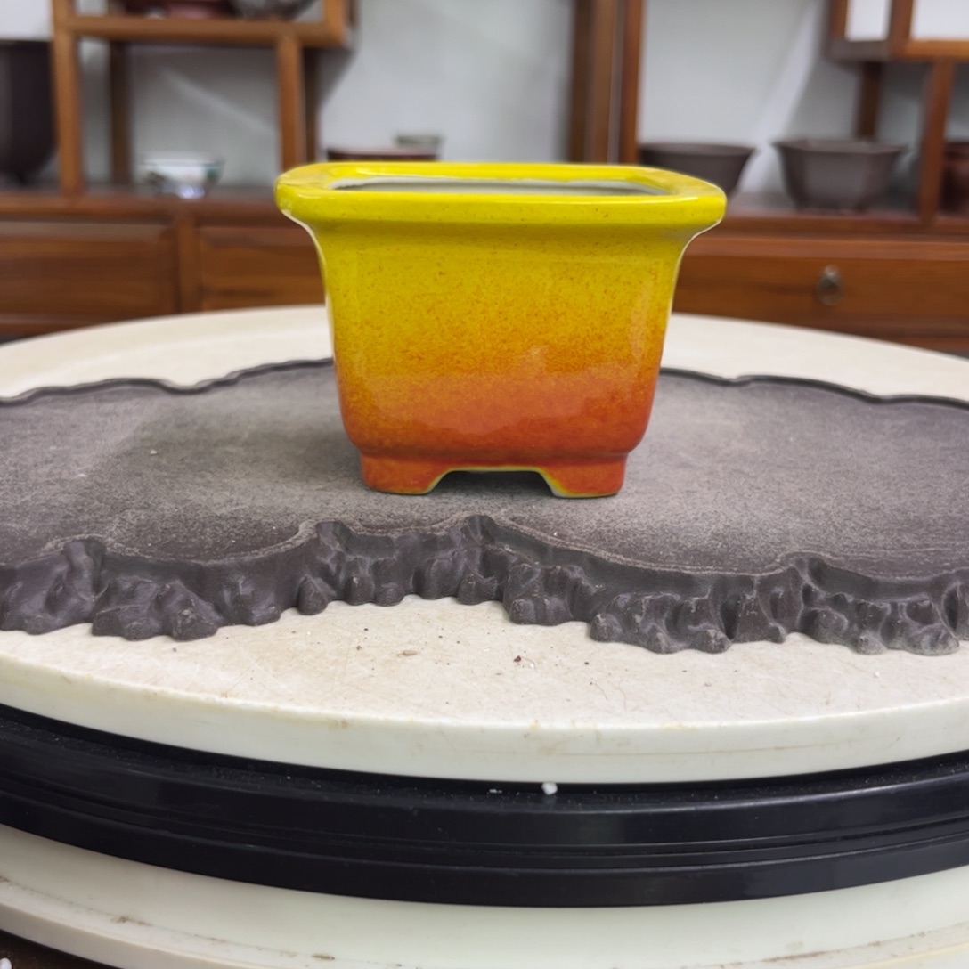 紫砂花盆瑕疵7-11。。。