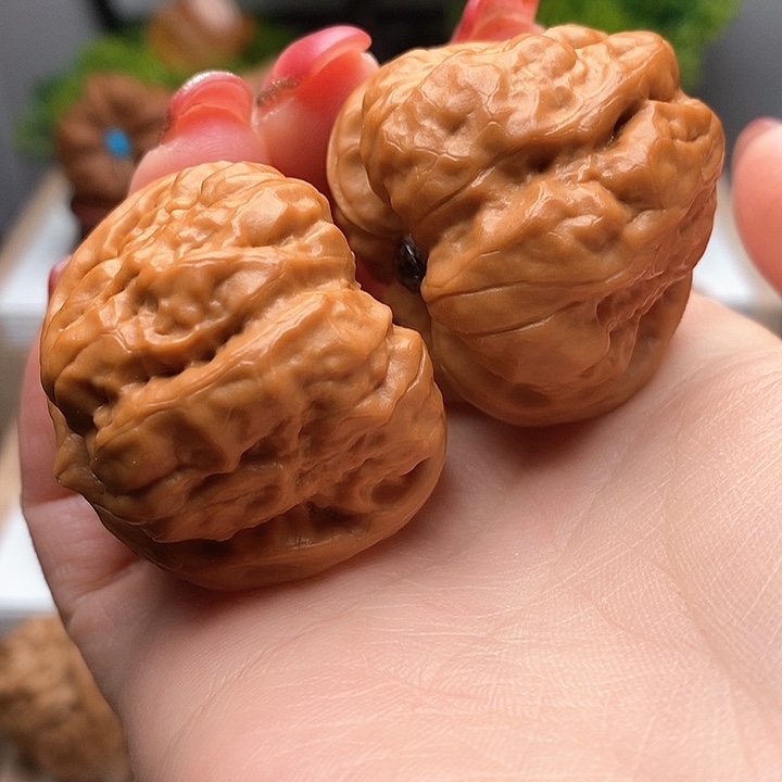 文玩核桃把件至****）蛙蛙