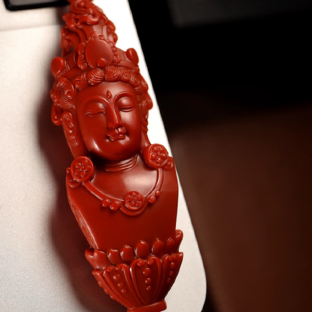 原矿瓦西南红吊坠 精工雕刻 满色肉 多样性发货