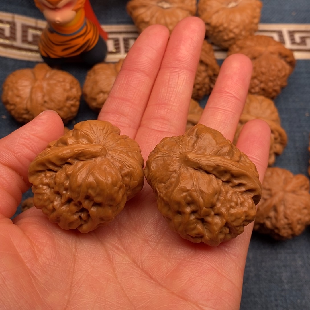 文玩核桃把件36一帆风顺