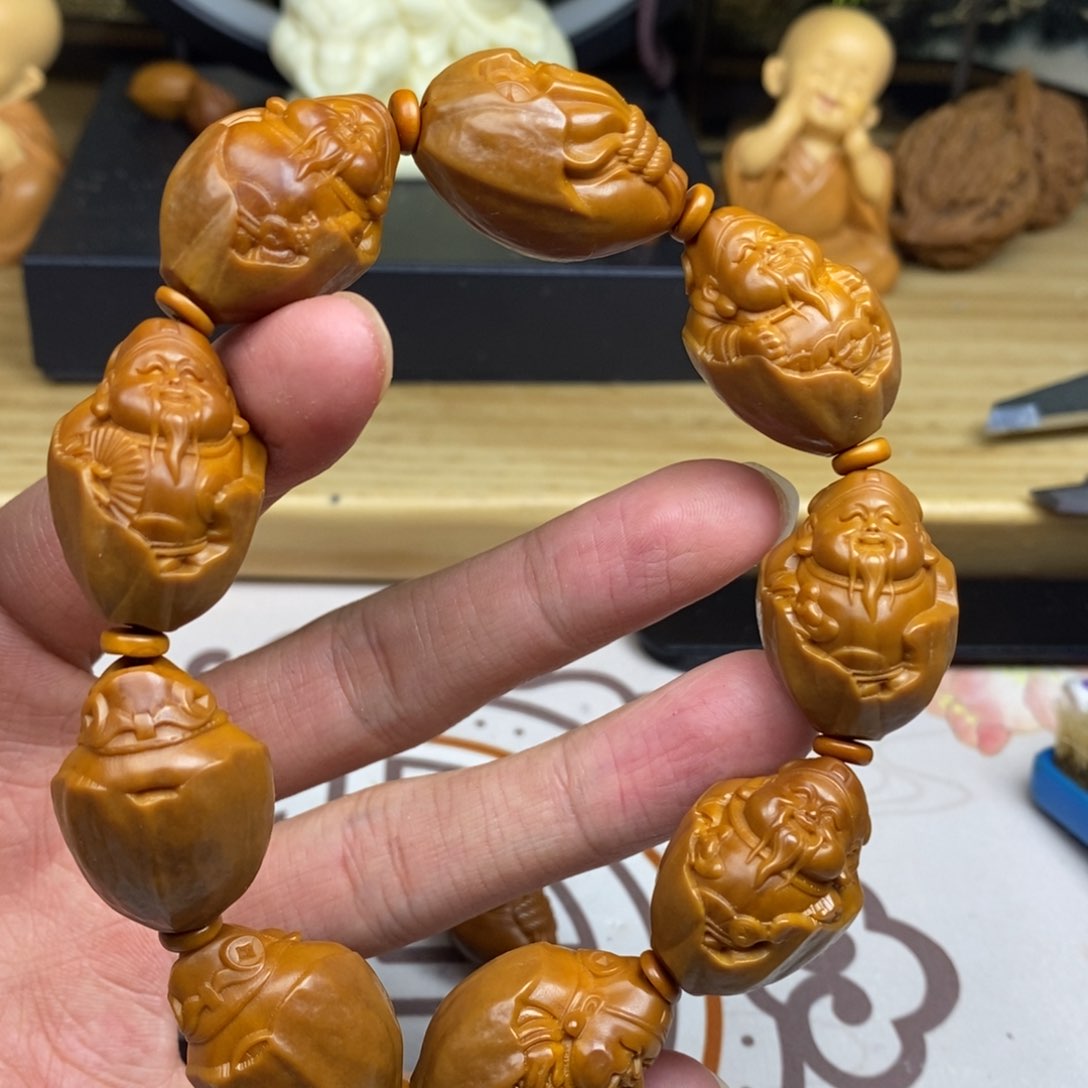 橄榄核手串/手链橄榄核雕工艺手串