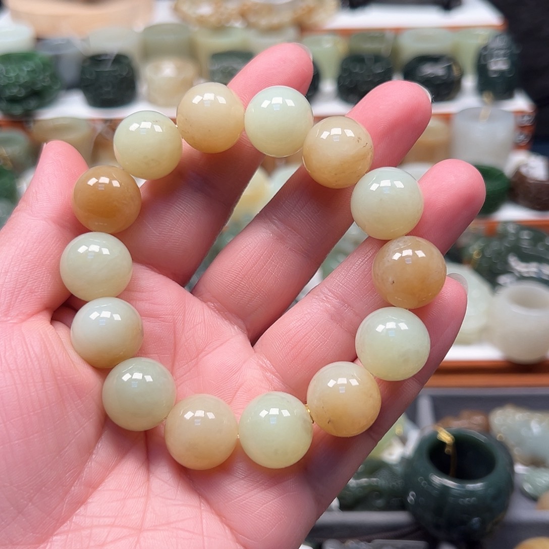 和田玉（糖玉）未镶嵌手链