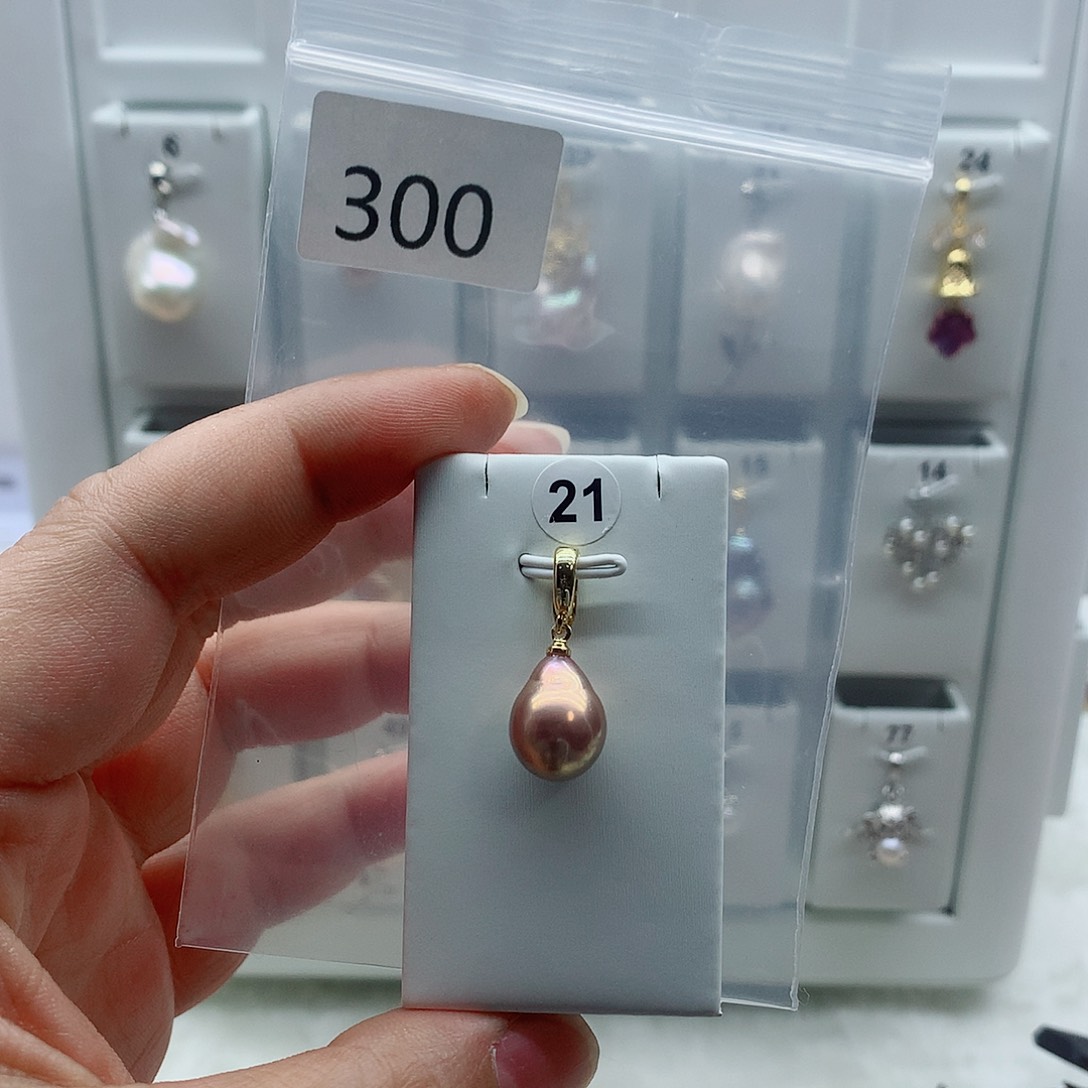 淡水珍珠合金吊坠(不含链)