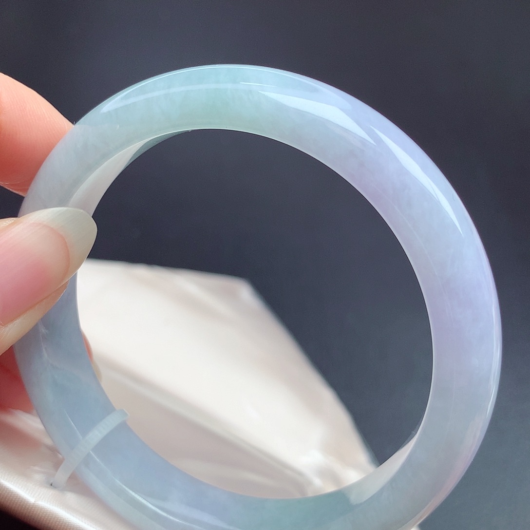 翡翠未镶嵌手镯57.6圈口