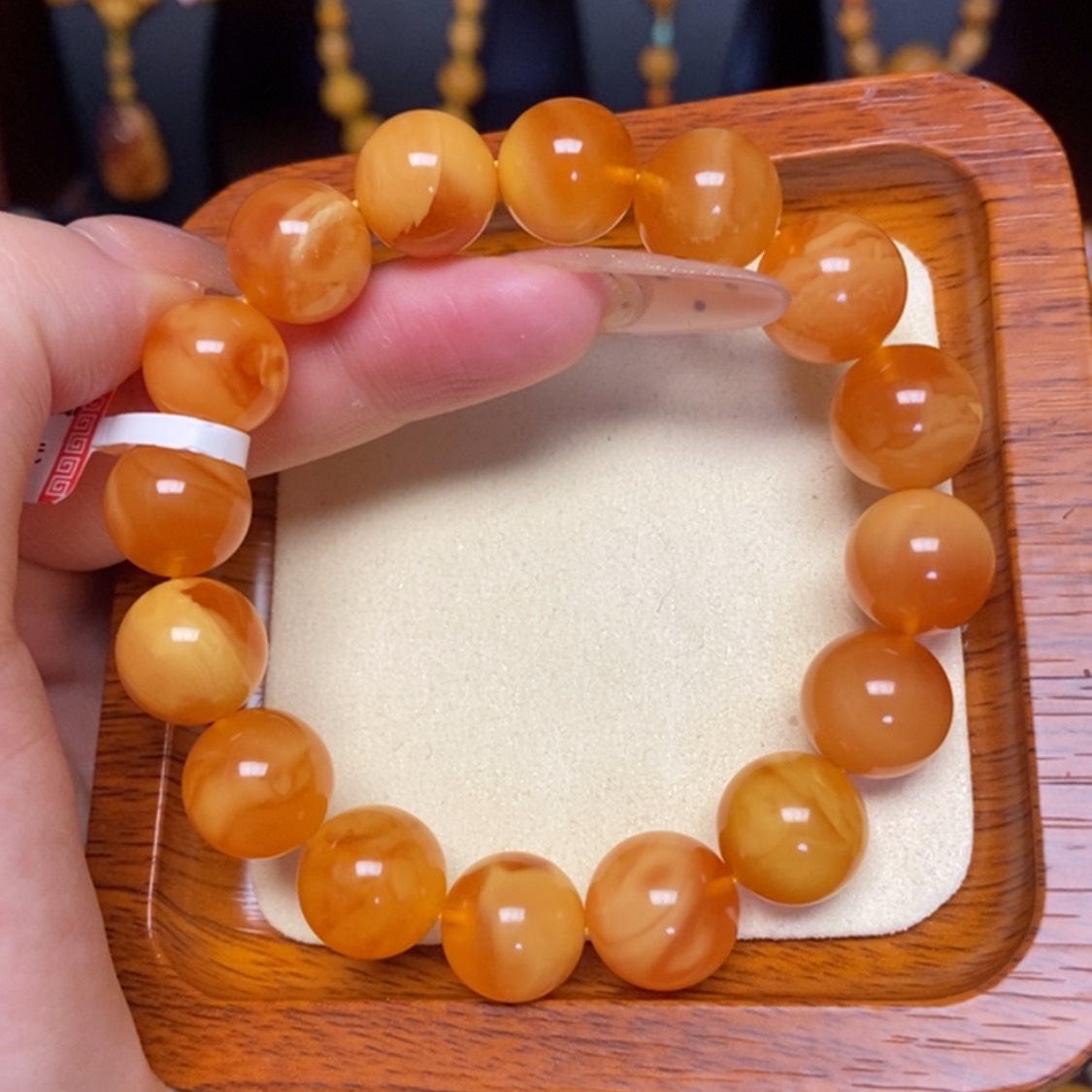 【闪购商品】蜜蜡手链未镶嵌手串