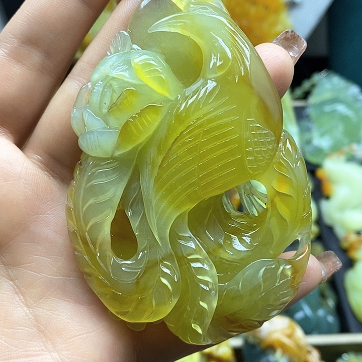蛇纹石玉挂件未镶嵌