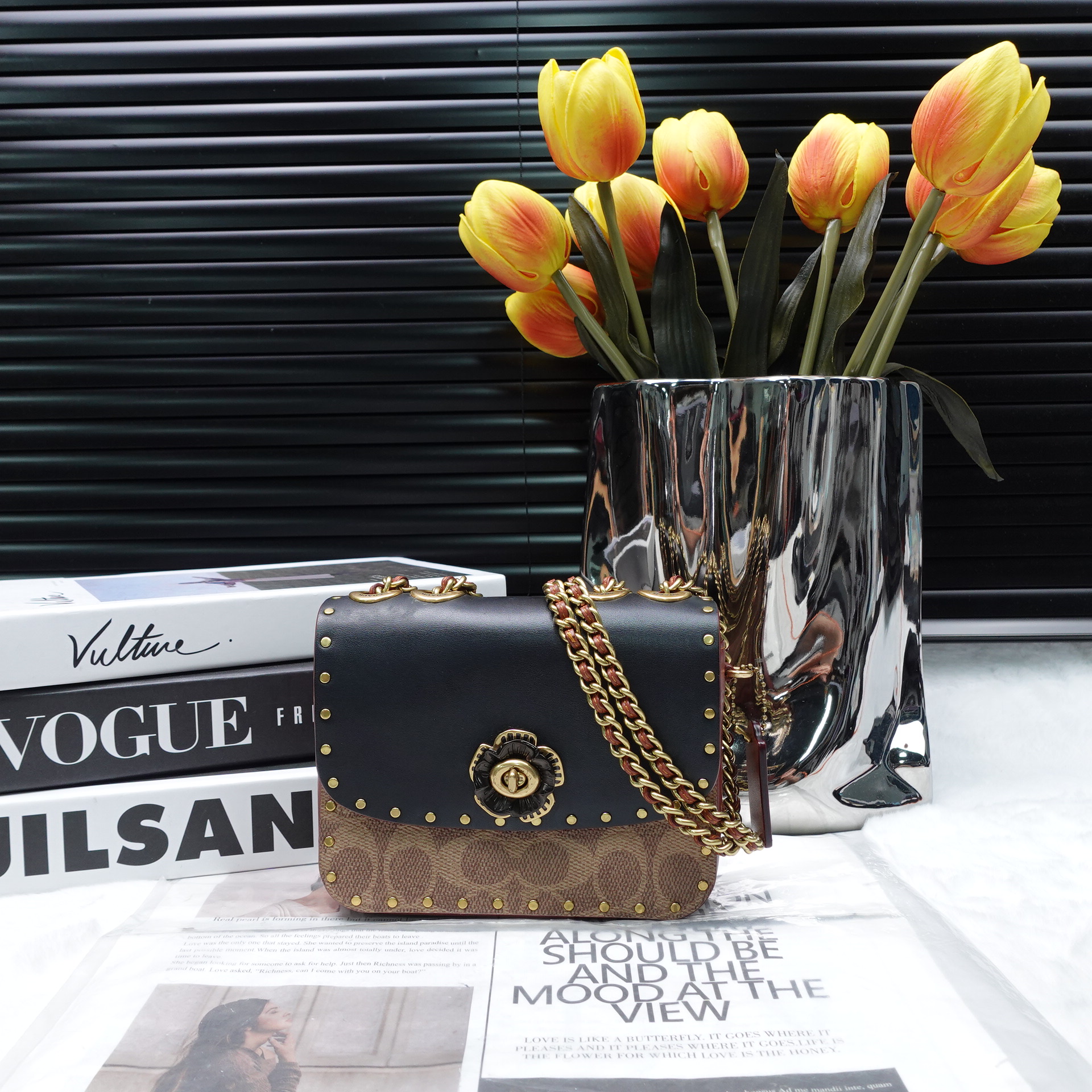 95新 COACH/蔻驰 单肩包/T10163447