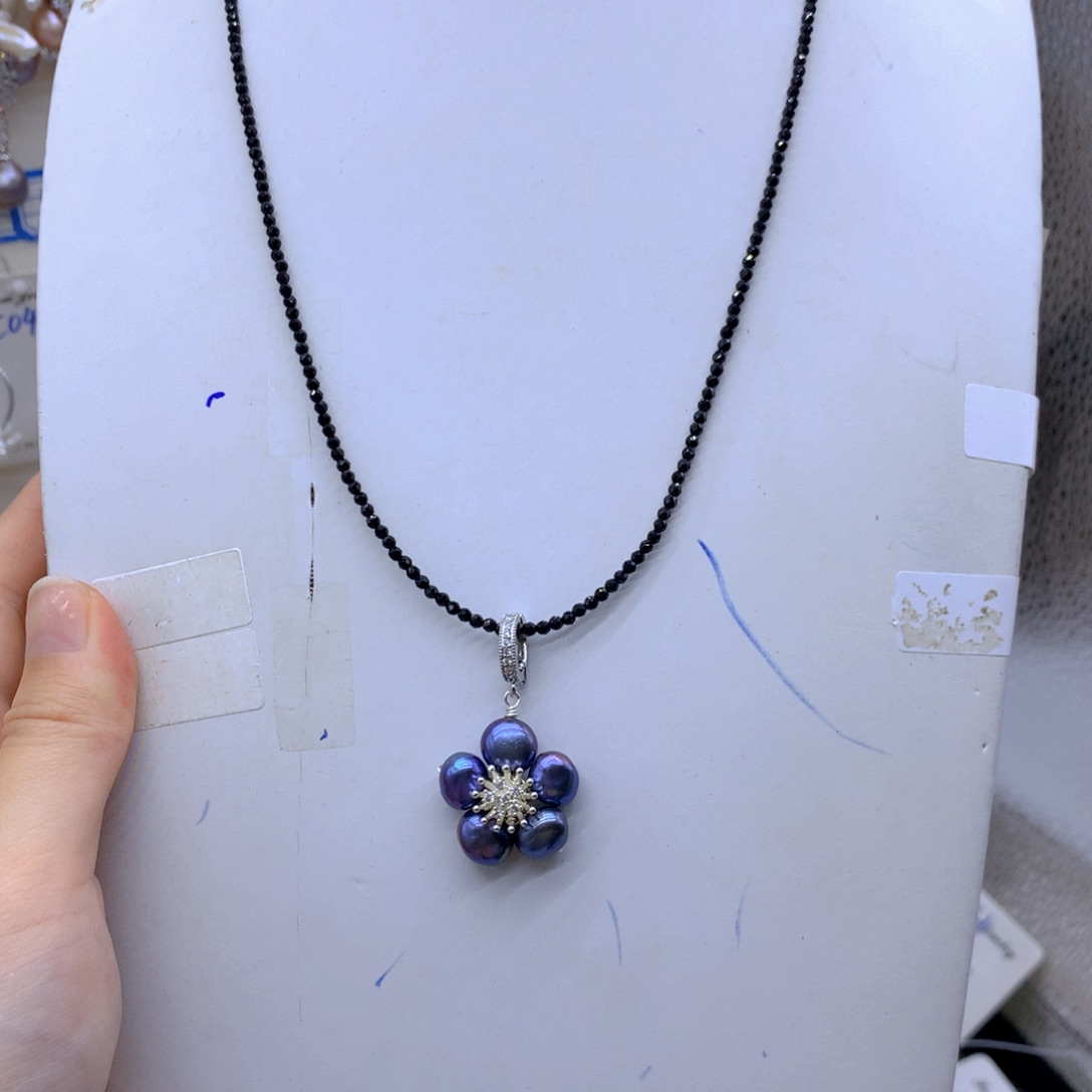 淡水珍珠颈饰合金