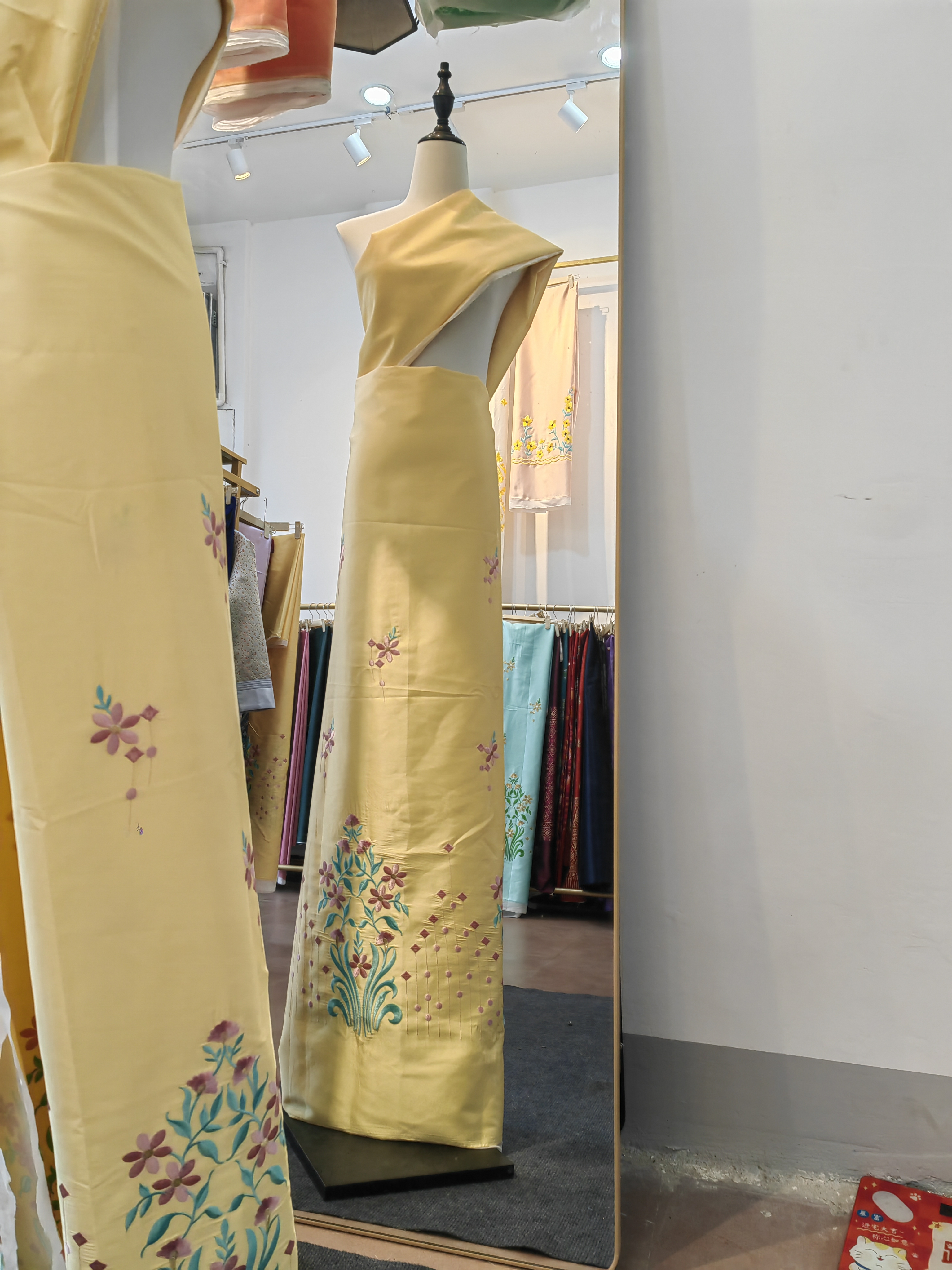 刺绣布料套装 非成品