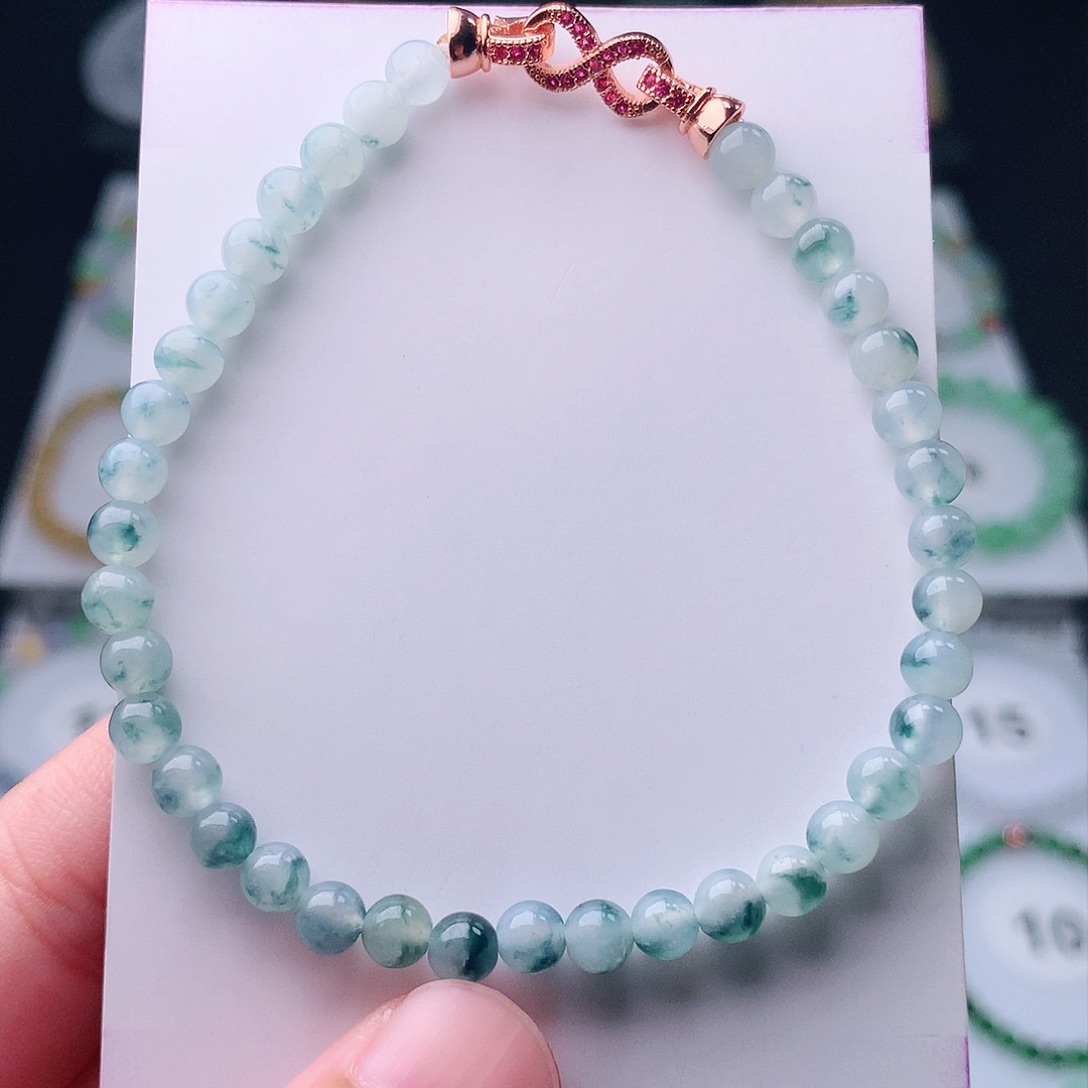 未镶嵌手串翡翠翡翠