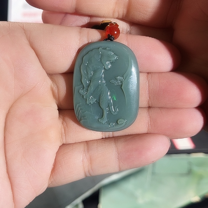 ~***~和田玉（碧玉）未镶嵌吊坠(不含链)和田玉碧玉吊坠