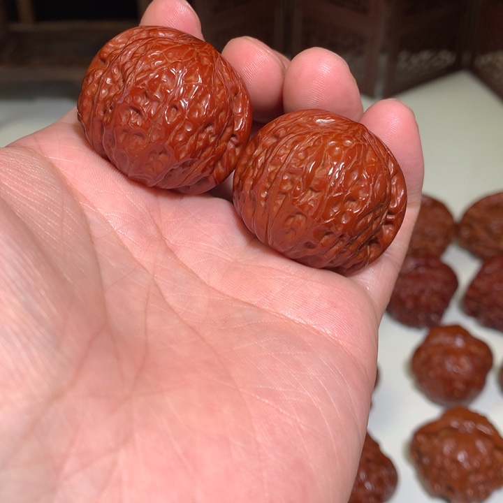 文玩核桃把件铁锤36.3