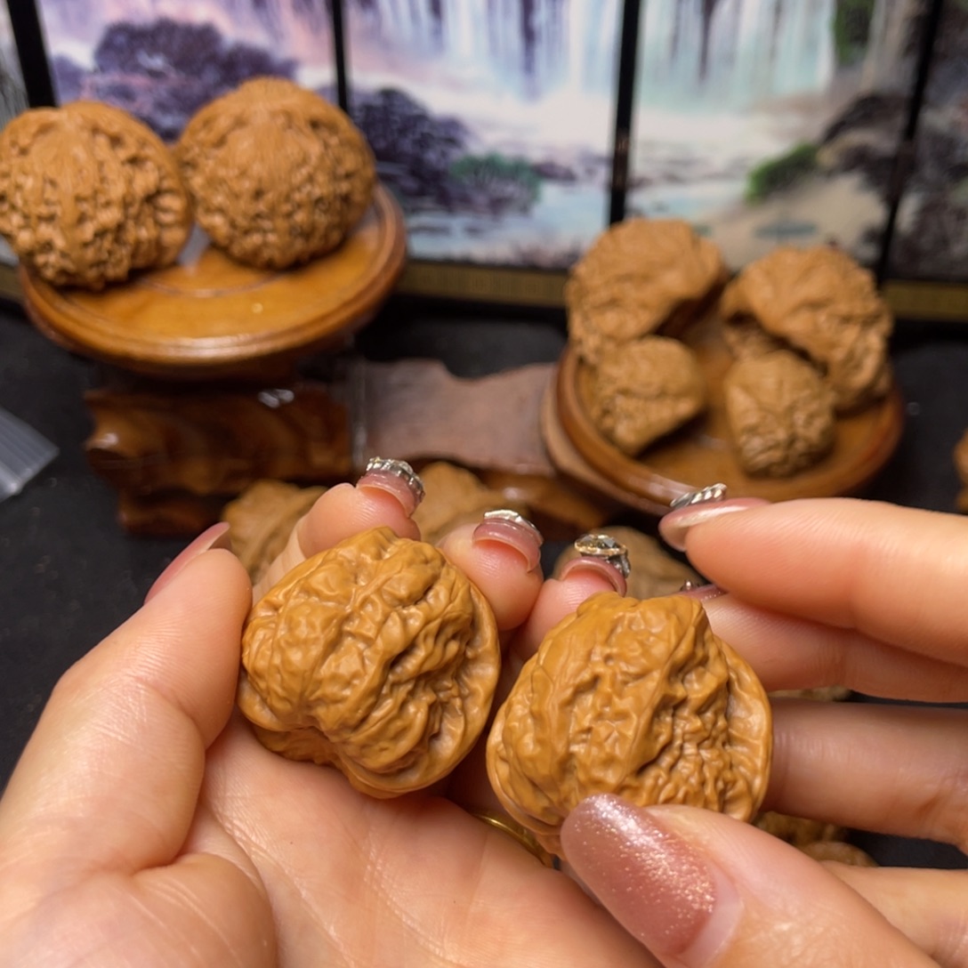 文玩核桃把件33蛤蟆头