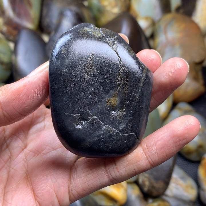 郎***峰和田玉未镶嵌挂件