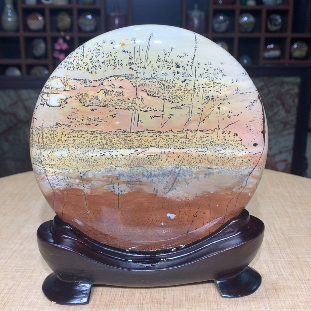 紫砂广西国画石，观赏收藏